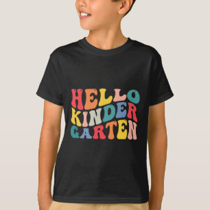 T-shirt hello kindergarten teacher back to school Ret