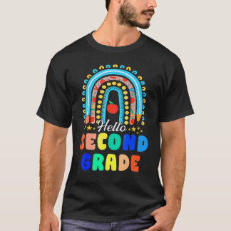 T-shirt Hello Second Grade Teacher Team Back To School Gro