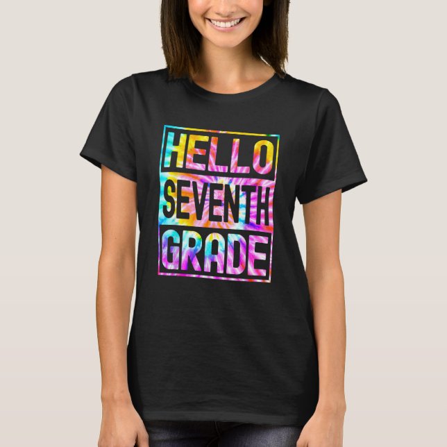 T-shirt Hello Seventh Grade Back to School 7th Grade Teach (Devant)