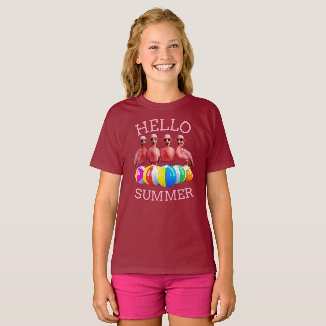 T-shirt HeLLO SUMMER (Devant entier)