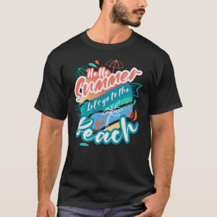 T-shirt Hello Summer Beach