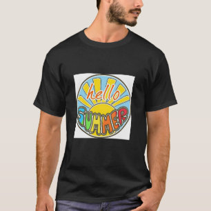 T-shirt Hello Summer Colorful Summer Vibes Design