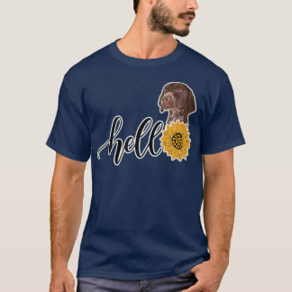 T-shirt Hello Sunflower German Shorthair Pointer Premium 