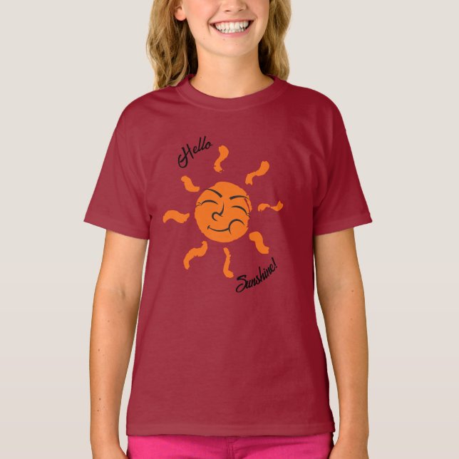 T-shirt "Hello Sunshine" (Devant)