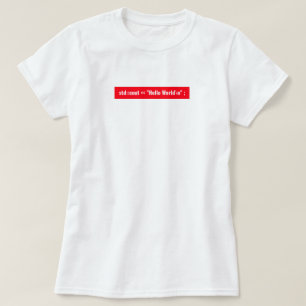 T-shirt helloworld