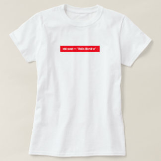 T-shirt helloworld