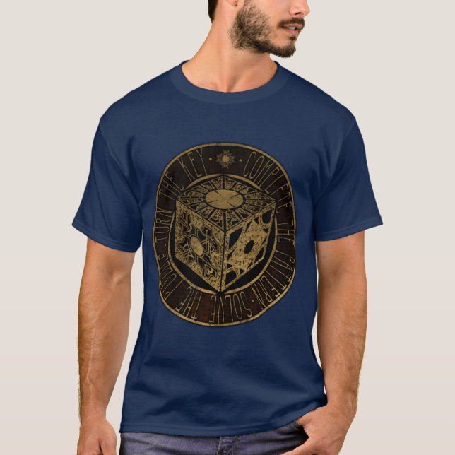 T-shirt Hellraiser Box Clive Barker lament configuration (Devant)