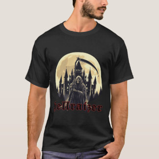 T-shirt HellRaizer Reaper avec Château et Lune