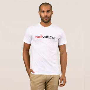 T-shirt hellvetica – 666 Gras Étendu la police de caractèr