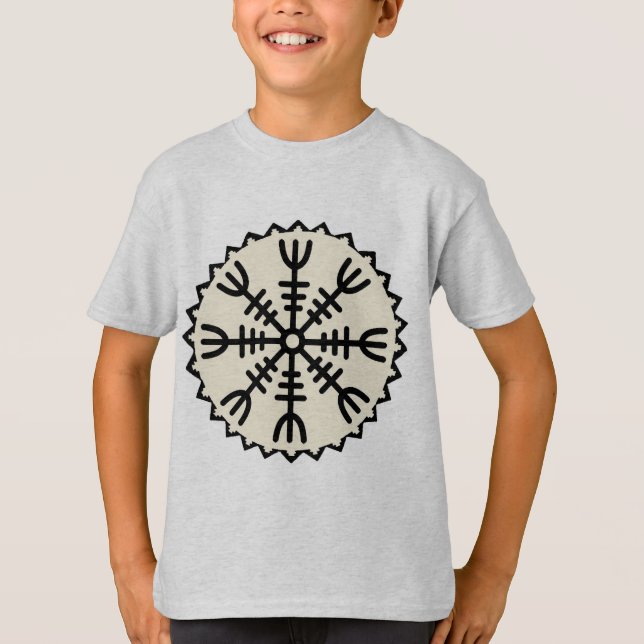 T-shirt Helm Viking d'Awe (Devant)