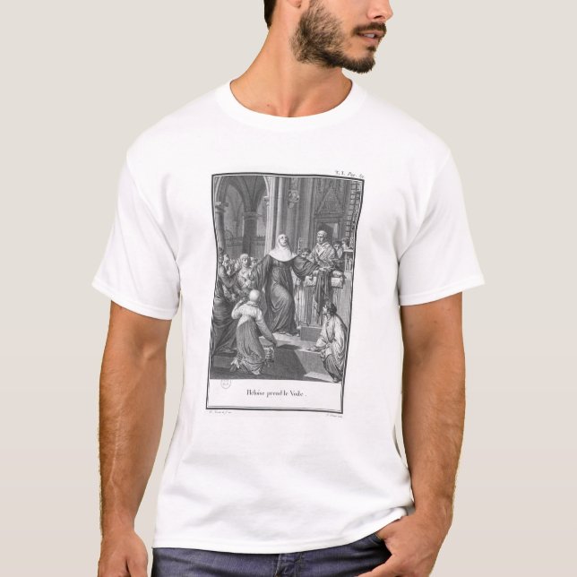 T-shirt Heloise prenant le voile (Devant)