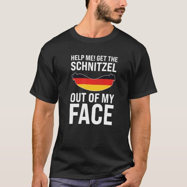T-shirt help me get the schnitzel German Festival Beer (Devant)