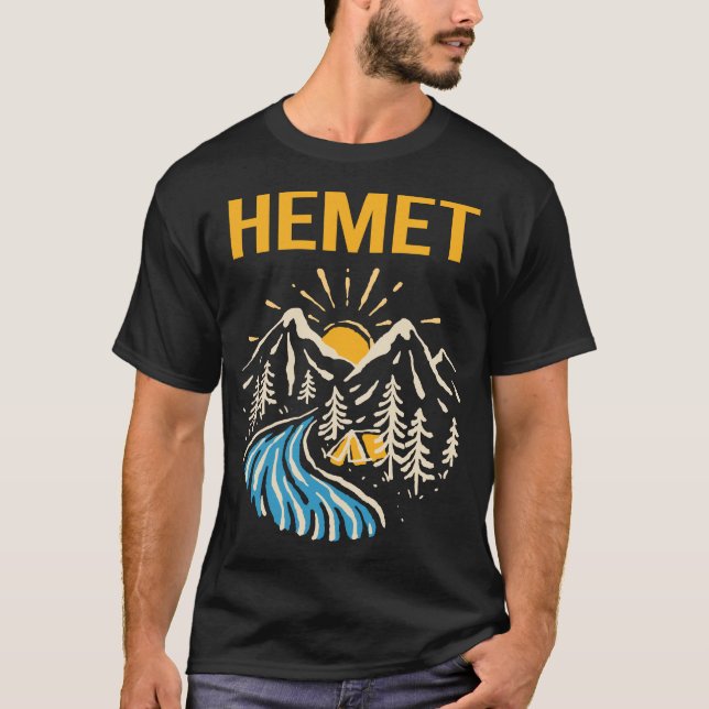 T-shirt Hémette du paysage naturel (Devant)