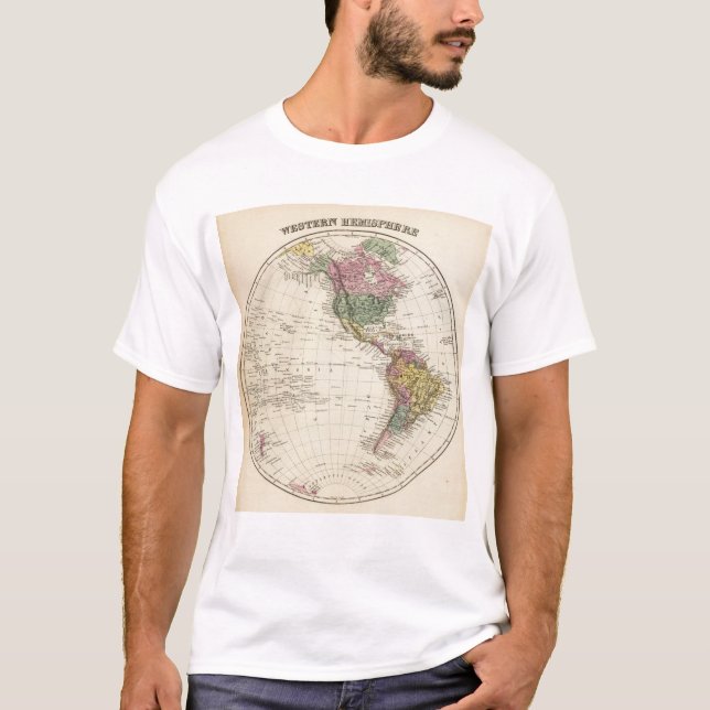 T-shirt Hémisphère de l'ouest (Devant)