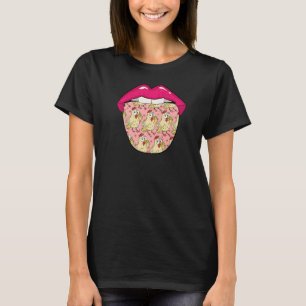 T-shirt Hen Lips Oeufs Ferme Agricole Poulet