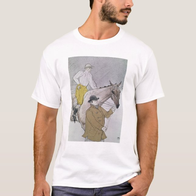 T-shirt Henri De Toulouse-Lautrec | que le jockey a mené (Devant)