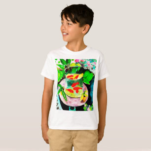 T-shirt Henri Matisse, Le poisson rouge, dessin numérique