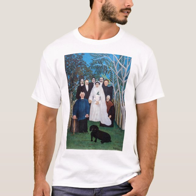 T-shirt Henri Rousseau - La fête de mariage (Devant)