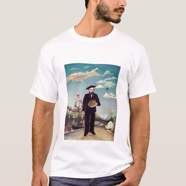 T-shirt Henri Rousseau - Mon portrait-Paysage (Devant)