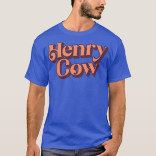 T-shirt Henry Cow Retro Style Prog Rock Design
