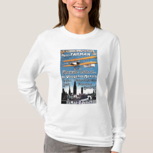 T-shirt Henry Farman pilote l'affiche de promo d'homme de
