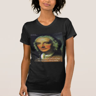 T-shirt Henry Fielding « Si l'argent est votre dieu » Cita