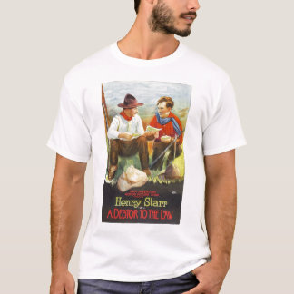T-shirt Henry Starr un débiteur à l'affiche 1919 de film
