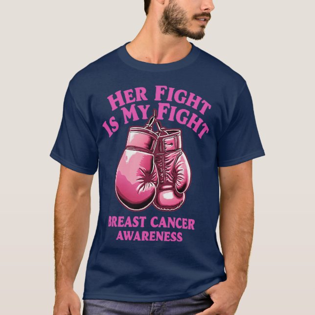 T-shirt Her Fight My Fight Awareness (Devant)