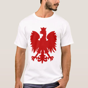 T-shirt Heraldique Aigle rouge Silhouette Couronne