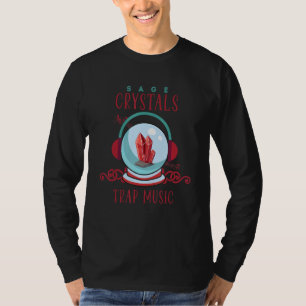 T-shirt Herbal Chakras And Healing Or Sage Crystals And Tr