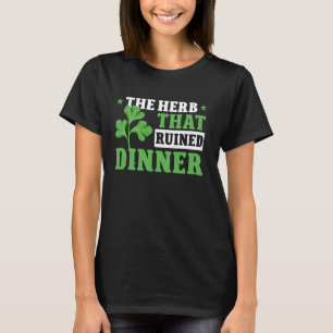 T-shirt Herbe Cilantro Hater