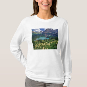 T-shirt Herbe d'ours au-dessus du lac Grinnell dans les Ma