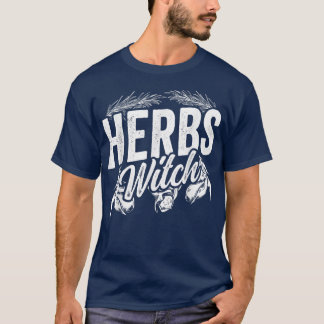 T-shirt Herbes de sorcière Herbalisme Herbe Herbaliste Jar