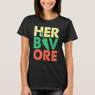 T-shirt Herbivore Légumes Végétalien Végétarien Végétalism
