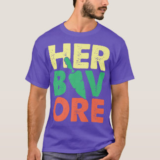T-shirt Herbivore Légumes végétarien Végétarien Veganisme