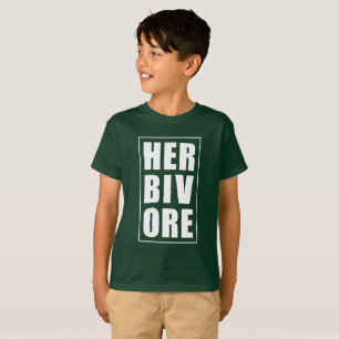 T-shirt Herbivore mangeur Plante