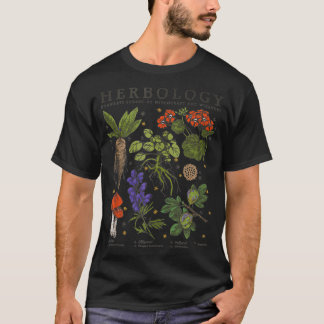 T-shirt Herbologie Plante Style Vintage
