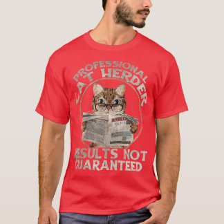 T-shirt Herder de chat professionnel