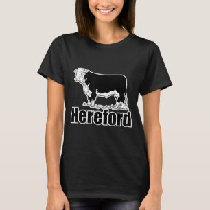 T-shirt Hereford Cow Pictu