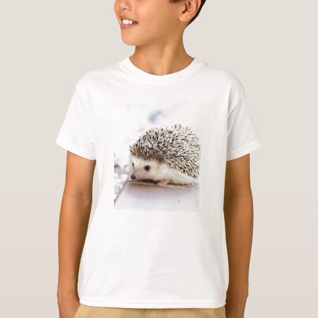T-shirt hérisson adorable mignon de bébé (Devant)