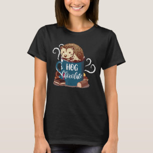 T-shirt Hérisson Chocolat Chocolat Chocolat Porcupine Héri