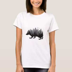 T-shirt Hérisson - Conception des bois