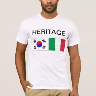 T-shirt Héritage à moitié coréen et à moitié italien