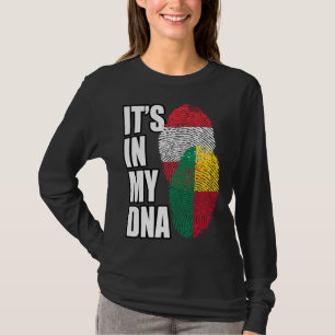 T-shirt Héritage de drapeau d'ADN mixte autrichien et béni