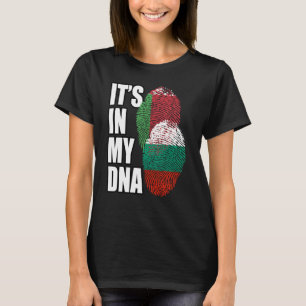 T-shirt Héritage du drapeau ADN mixte bulgare et biéloruss