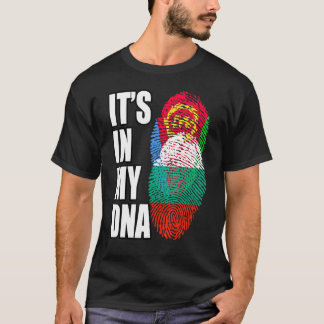 T-shirt Héritage du drapeau ADN mixte bulgare et érythréen