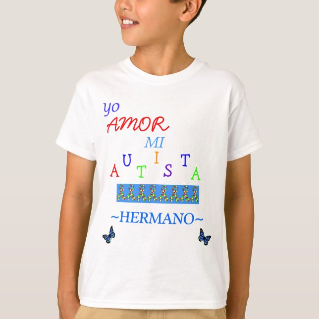 T-shirt hermano d'autista de MI d'amor de yo ! (Devant)