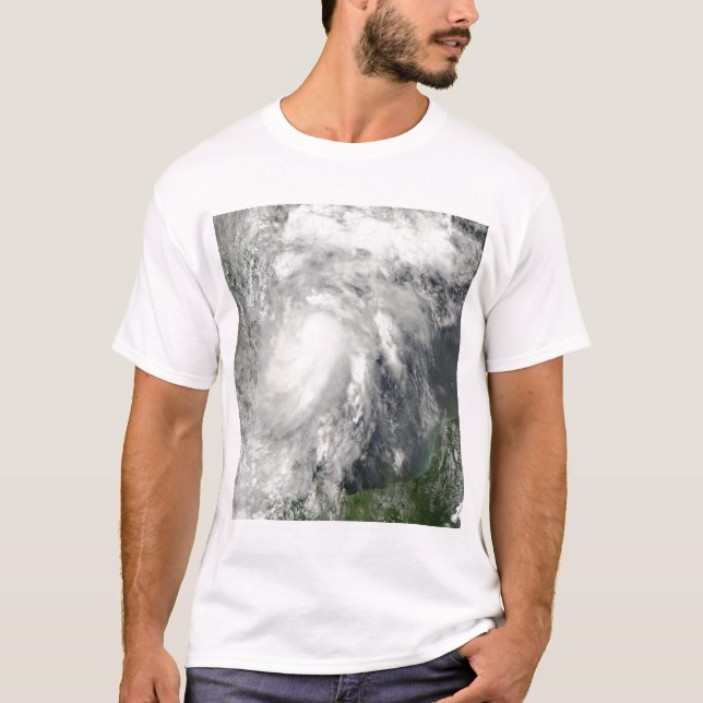 T-shirt Hermine de tempête tropicale dans le golfe du Mexi (Devant)