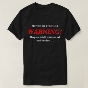 T-shirt Hermite dans la formation DK antisocial