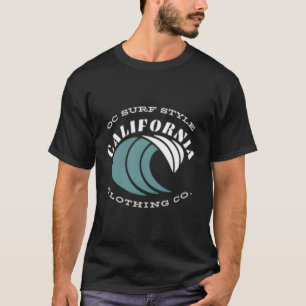 T-shirt Hermosa Beach California Sunset Circle